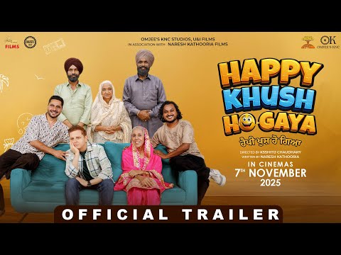 HAPPY KHUSH HO GAYA  | Official Trailer | Naresh Kathooria | New Punjabi Movie | 7th November 2025
