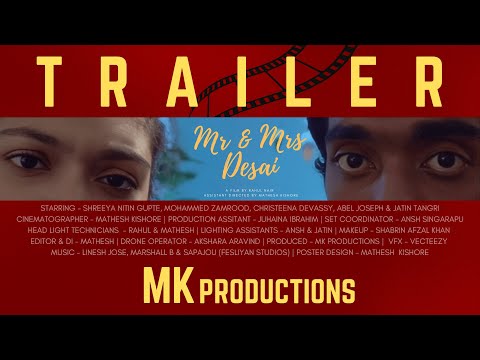 Mr & Mr's Desai | Trailer | 4K HD | Shreeya, Zamrood ,Abel, Christeena & Jatin | Rahul | Mathesh