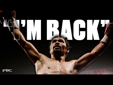 The Legend Manny Pacquiao is BACK on July 19th | #PacquiaoBarrios