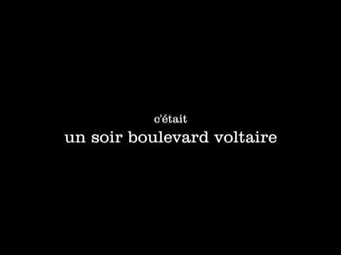 Un soir Boulevard Voltaire...
