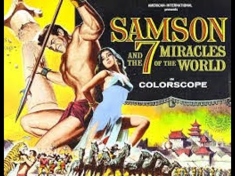 SAMSON and the 7 MIRACLES of the WORLD, Gordon Scott, 1961. Best color trailer.