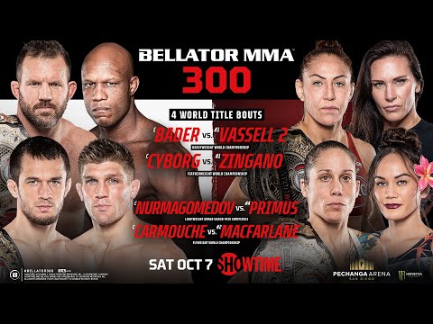 FOUR World Title Fights Headline Bellator 300 History-Making Event