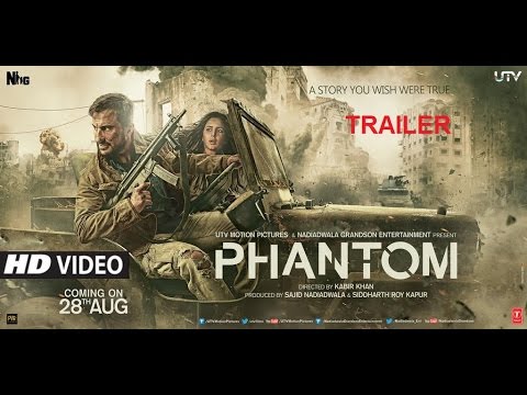Phantom (2015) Official Trailer  Saif Ali Khan,Katrina Kaif,Rajesh Tailang Is Raw Agent Alok