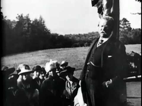 Theodore Roosevelt Speaking at Sagamore Hill [1916-1918]