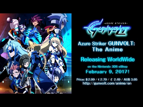 Azure Striker GUNVOLT: The Anime - Official English Release Trailer