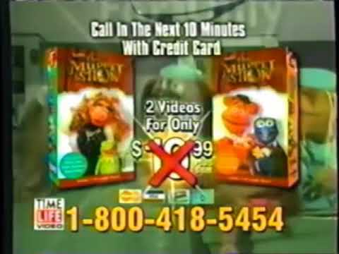Time Life The Best of The Muppet Show VHS Release Ad (2001)