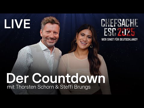 Chefsache ESC - Der Countdown LIVE 🔴 aus Köln mit Steffi Brungs & Thorsten Schorn