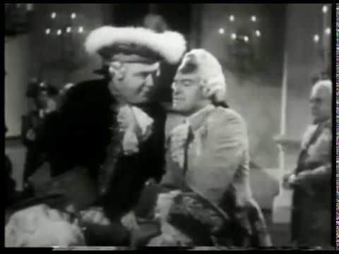 Comedy - 1946 - Scene From Movie Monsieur Beaucaire - With Bob Hope + Reginald Owen + Joan Caulfield