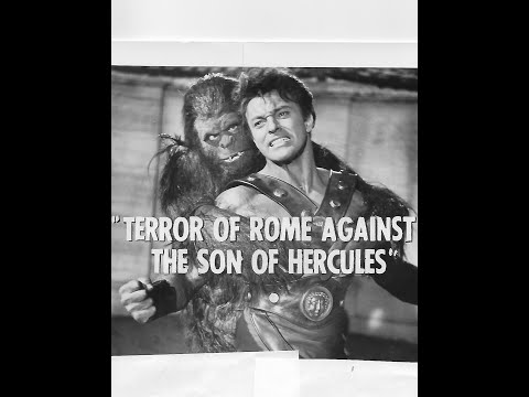 TERROR of ROME AGAINST the SON of HERCULES, trailers. MARK FOREST. 1964.