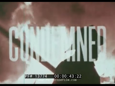 "CONDEMNED" 1960S FIRE SAFETY FILM   CARELESS HANDLING OF CIGARETTES CAUSES FIRES 13774