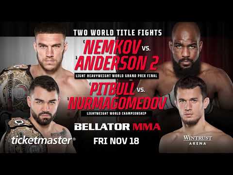 Bellator 288: Vadim Nemkov vs. Corey Anderson 2 & Patricky Pitbull vs. Usman Nurmagomedov | NOV 18th
