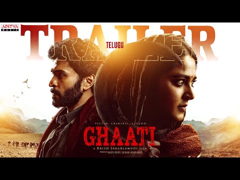 GHAATI Official Trailer (Telugu) | Anushka Shetty | Vikram Prabhu | Krish Jagarlamudi