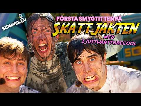 Första smygtitten på @IJustWantToBeCool s nya serien Skattjakten på #svtbarn #sommarlov