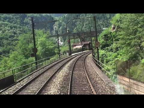 The Old Gotthard Tunnel Route Driver's eye view PREVIEW