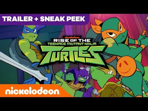 Rise of the Teenage Mutant Ninja Turtles 🗡️ NEW Series OFFICIAL TRAILER w/ Bonus SNEAK PEEK | Nick