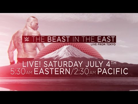 Brock Lesnar: The Beast in the East Live from Tokyo will air live on the award-winning WWE Network o