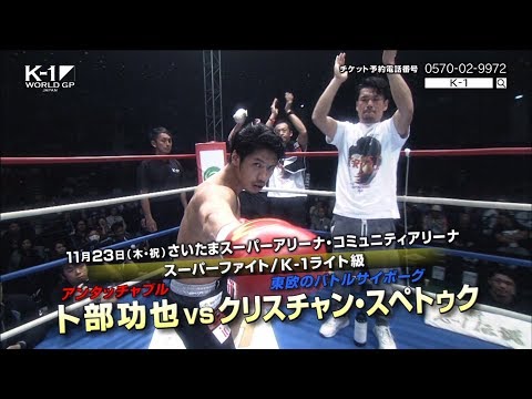 11月23日 K-1 WORLD GP 2017 JAPAN ～初代ヘビー級王座決定トーナメント～ TV-CM2