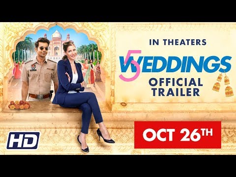 '5 Weddings' | 26 OCT |  Nargis Fakhri, Rajkummar Rao, Bo Derek, Candy Clark