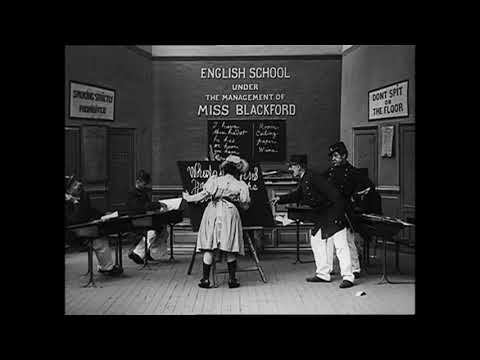 French Cops Learning English (1908) French Interpreter Policeman (Méliès)