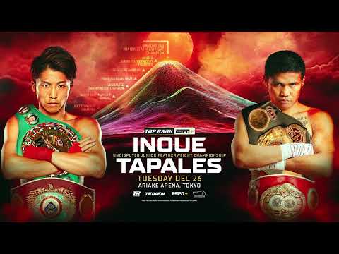 Naoya Inoue vs Marlon Tapales | POSTER REVEAL | Undisputed Fight Dec 26 ESPN+