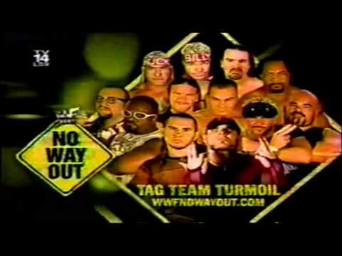 WWF No Way Out 2002 Matchcard