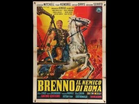 GORDON MITCHELL is BRENNUS: ENEMY of ROME, Trailer. 1963.