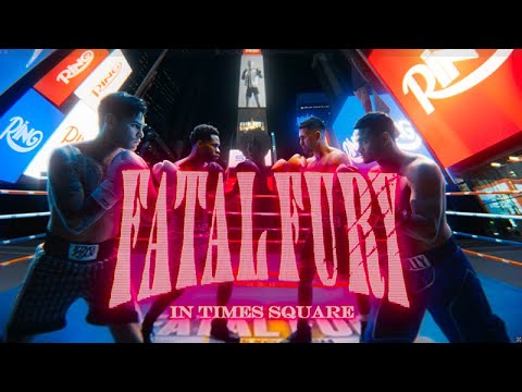 The City of Fury I Official Promo for the Fatal Fury fight night in Times Square