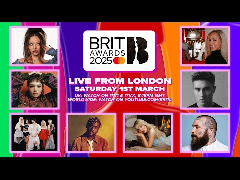 Watch The BRIT Awards 2025 on Saturday 1st March