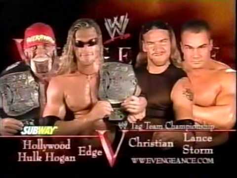 WWE Vengeance 2002 Line Up
