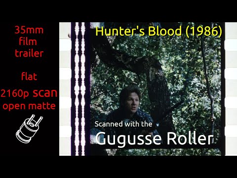 Hunter's Blood (1986) 35mm film trailer, flat open matte, 2160p