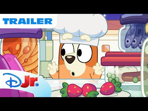 Bluey and Bingo are Playing Chef! 🍳 "Let's Play Chef" Special Trailer | @disneyjr