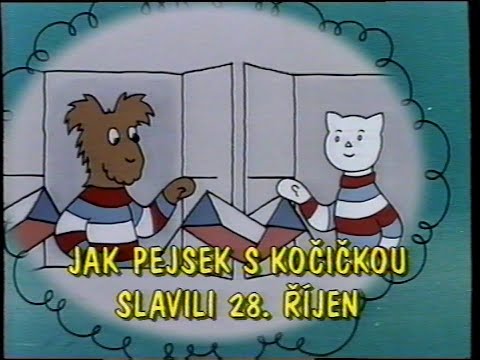 Povídání o pejskovi a kočičce - Jak slavili 28. října (Celý díl) [VHS]