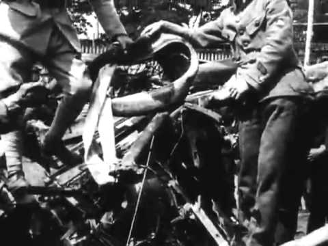 Smrtelný let aeroplánu pod pražským mostem 1919