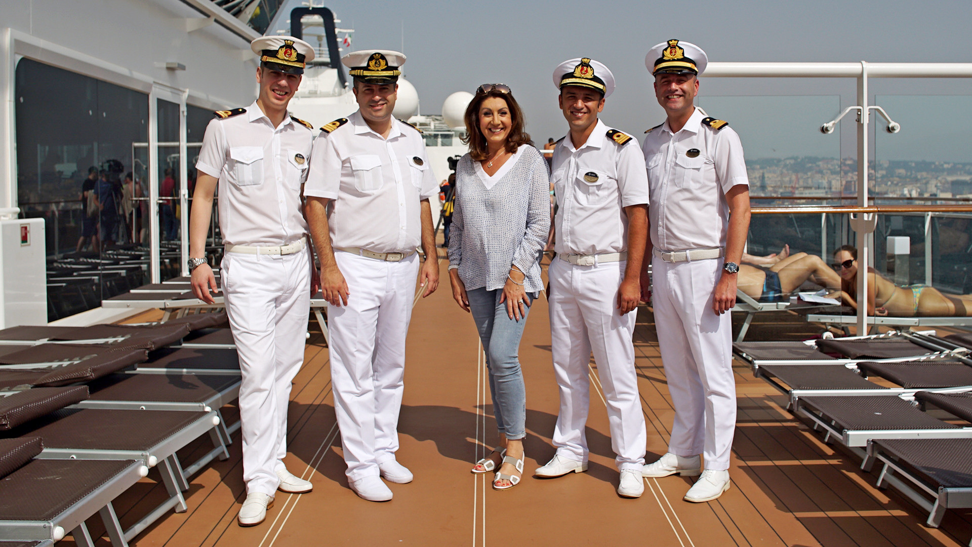 Backdrop for Cruising with Jane McDonald