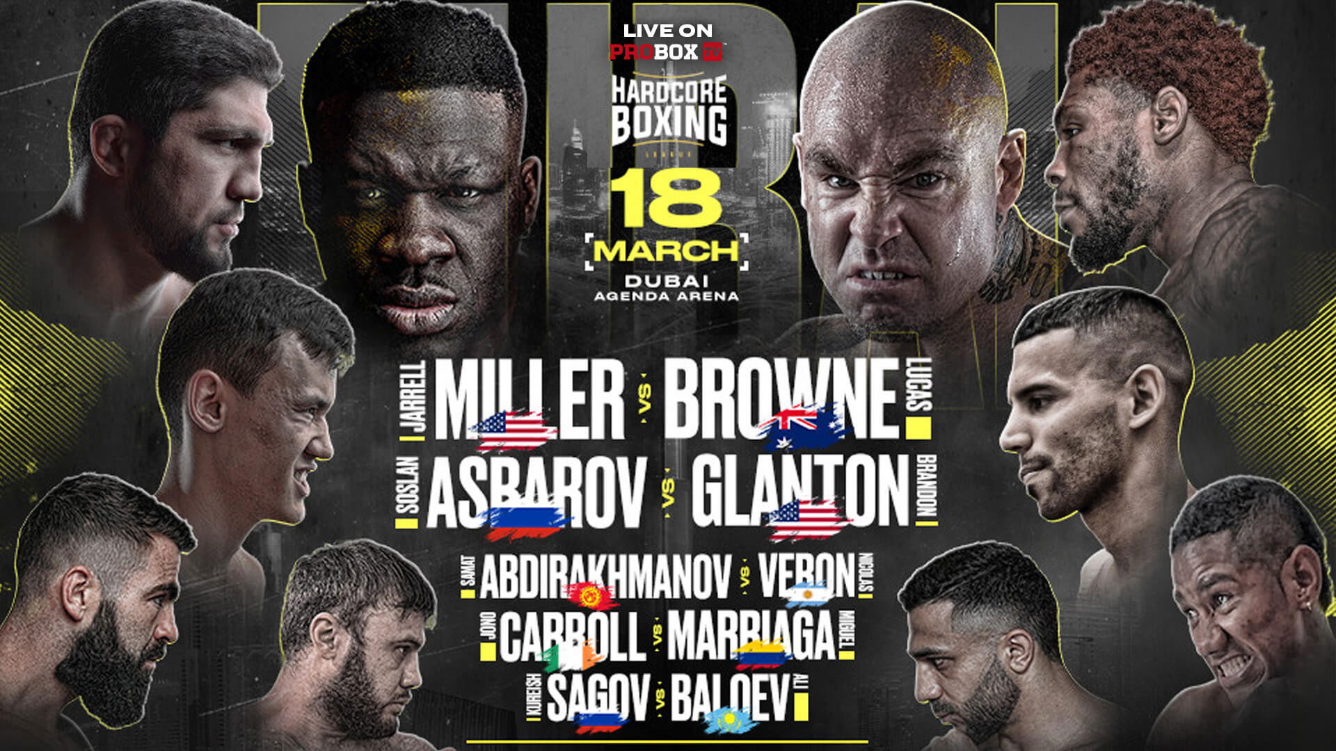 Backdrop for Jarrell Miller vs. Lucas Browne