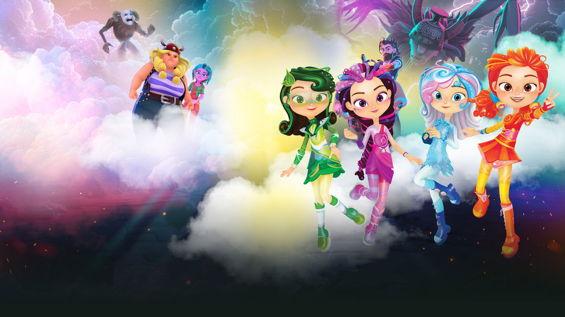 Backdrop for Fabulous Patrol. The Show Continues