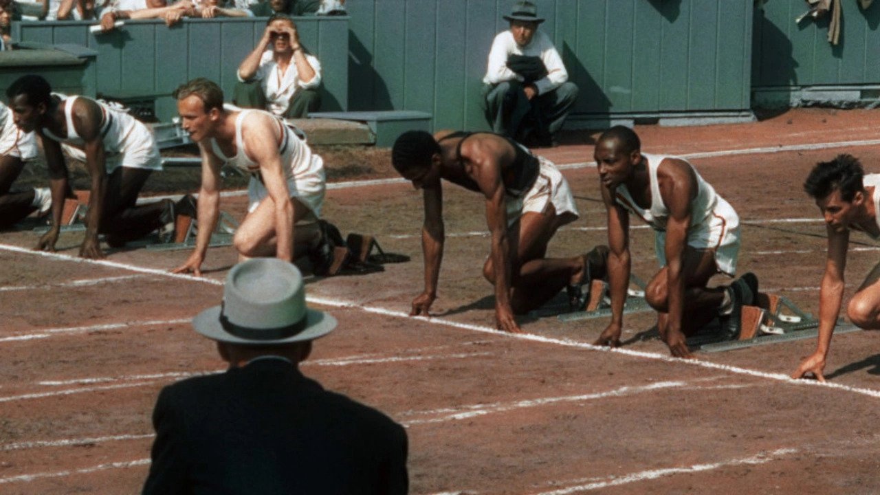 Backdrop for XIVth Olympiad: The Glory of Sport