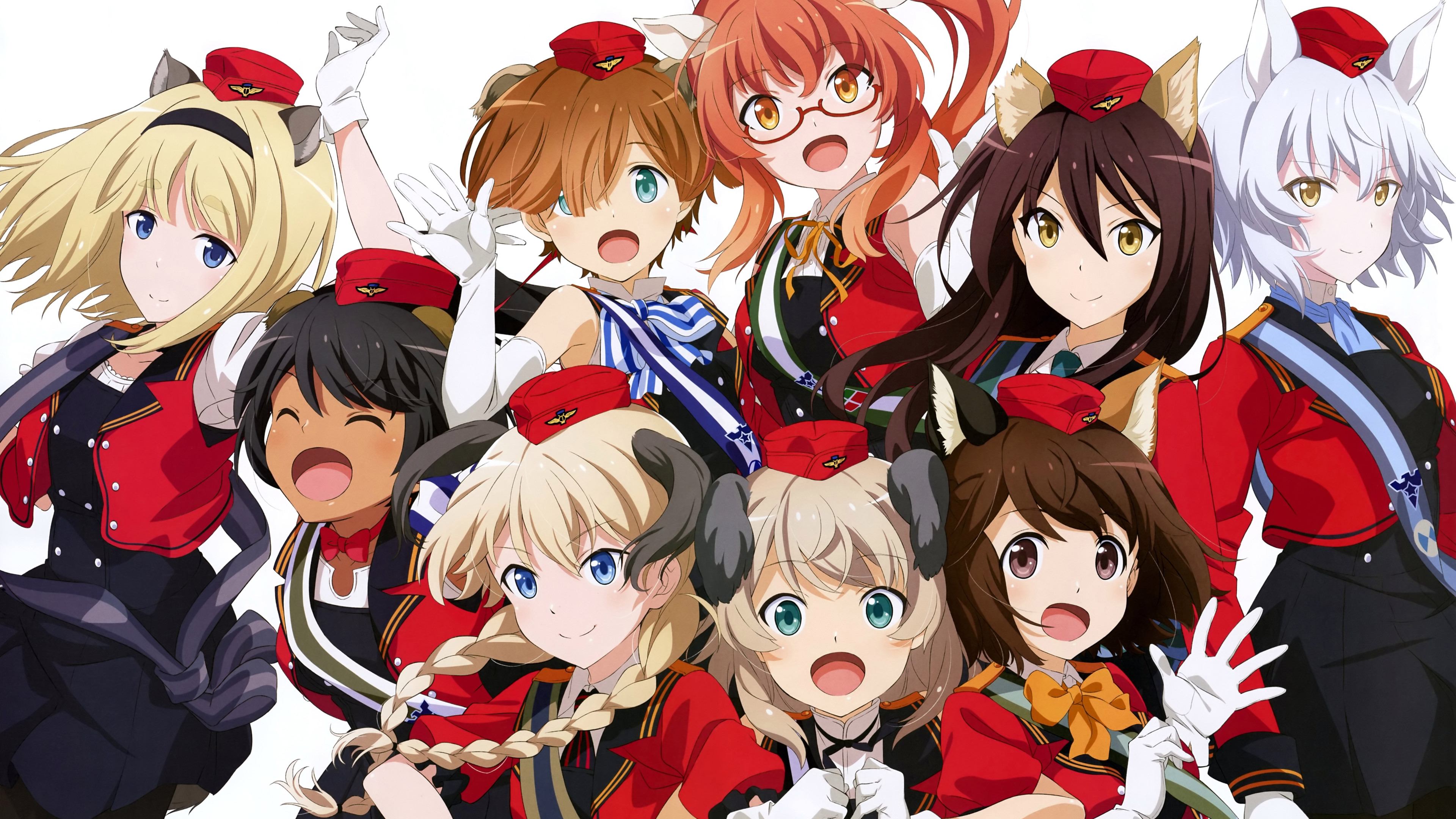 Backdrop for League of Nations Air Force Aviation Magic Band Luminous Witches