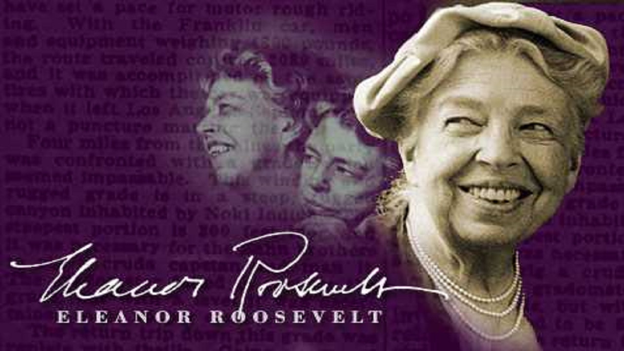 Backdrop for Eleanor Roosevelt