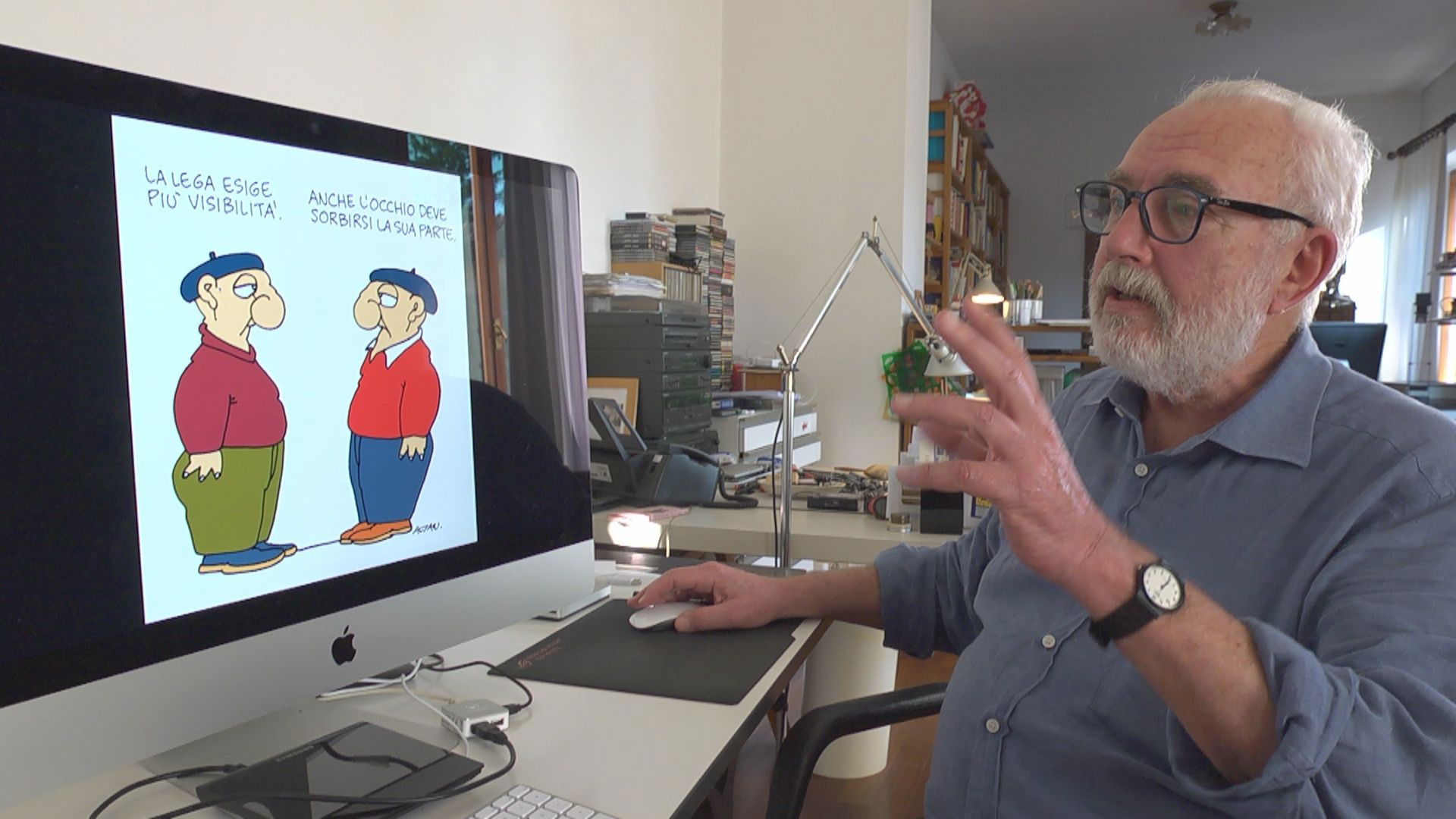 Backdrop for Mi chiamo Altan e faccio vignette