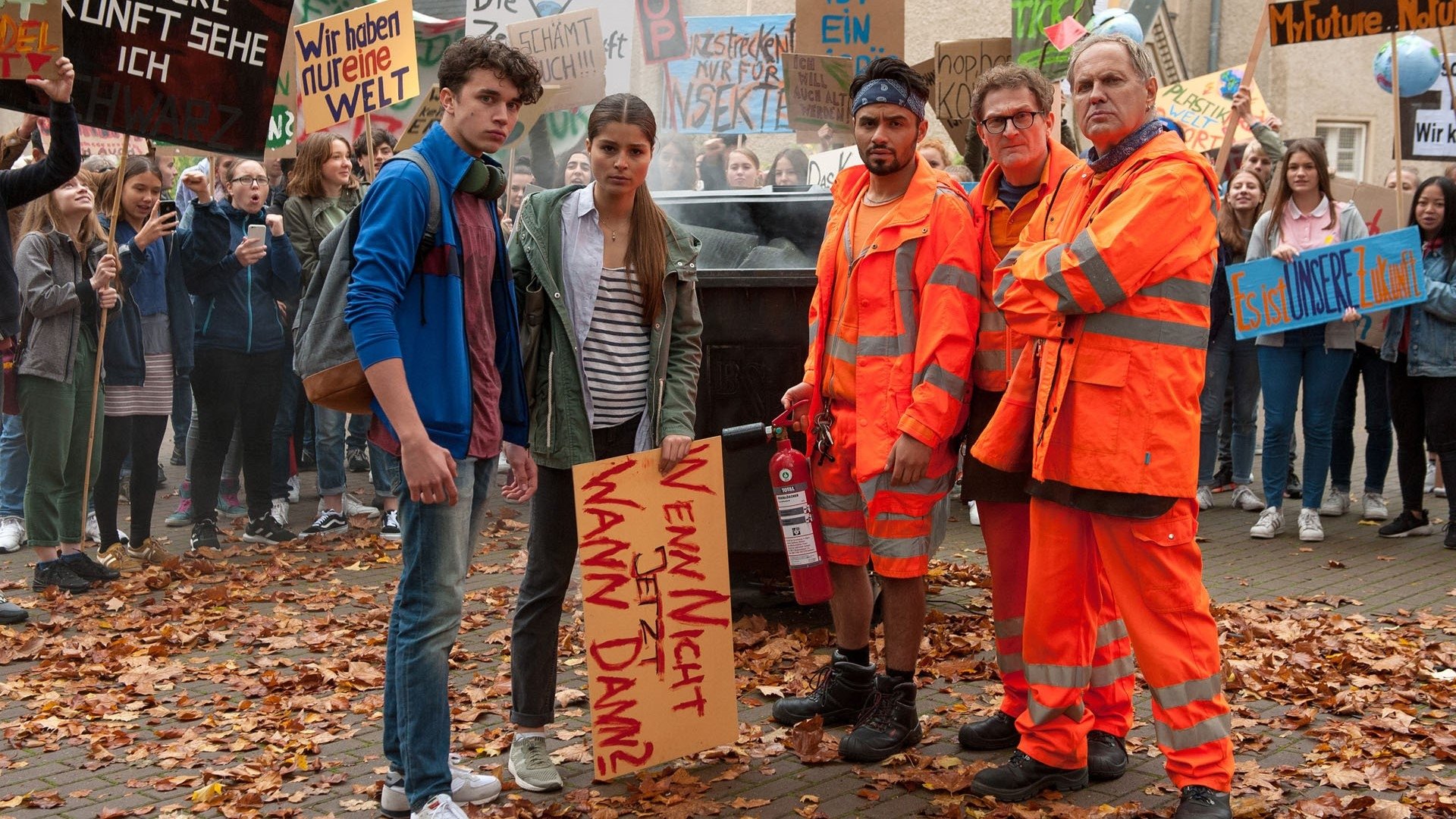 Backdrop for Die Drei von der Müllabfuhr - Mission Zukunft