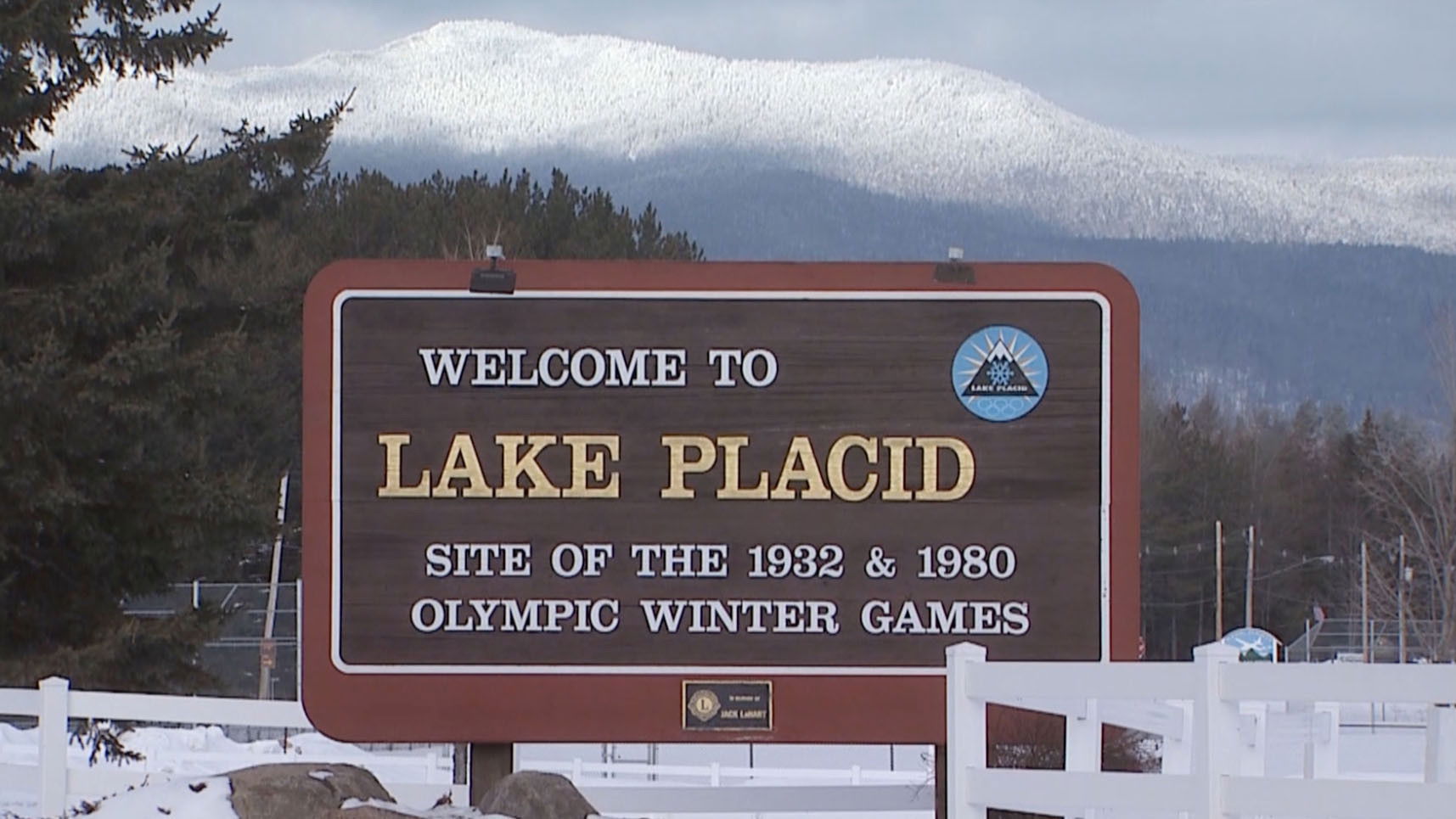 Backdrop for Mountain Lake PBS Celebrates Lake Placid and the Winter Games