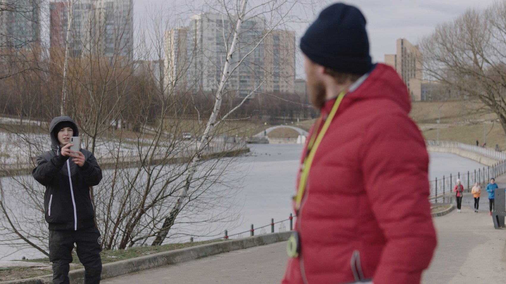 Backdrop for On the March