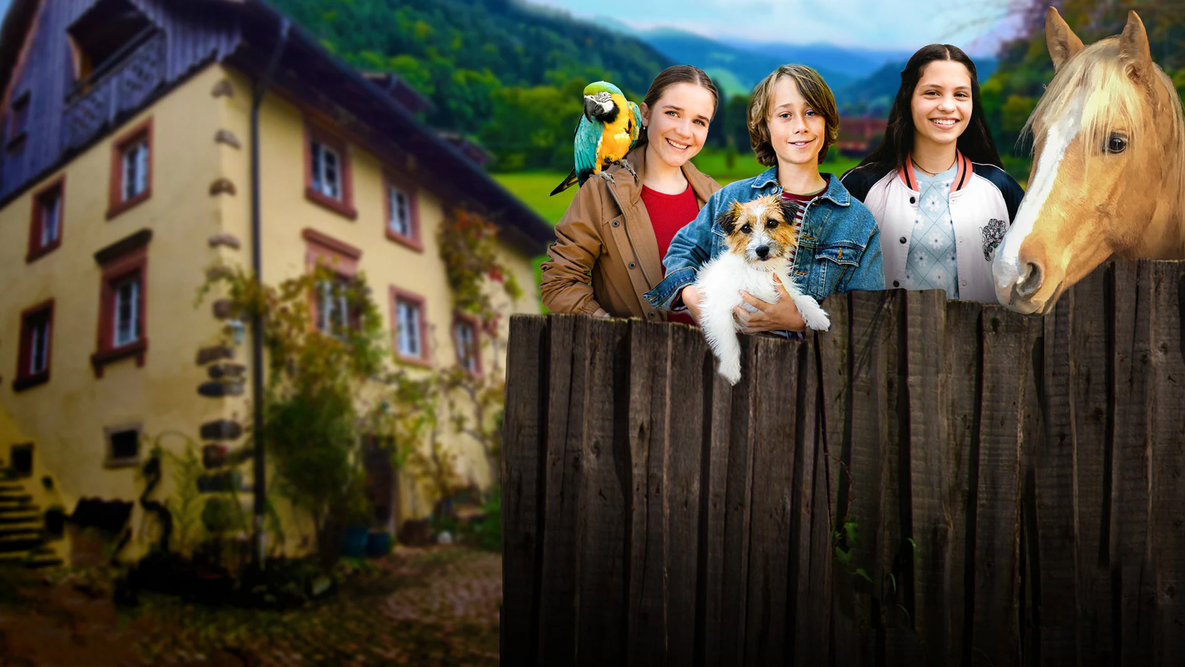 Backdrop for A Houseful of Animals