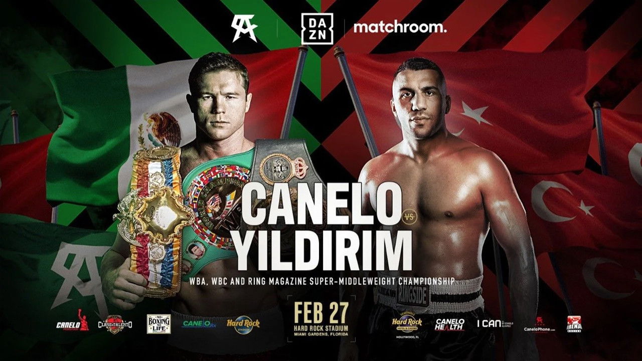 Backdrop for Canelo Alvarez vs. Avni Yildirim