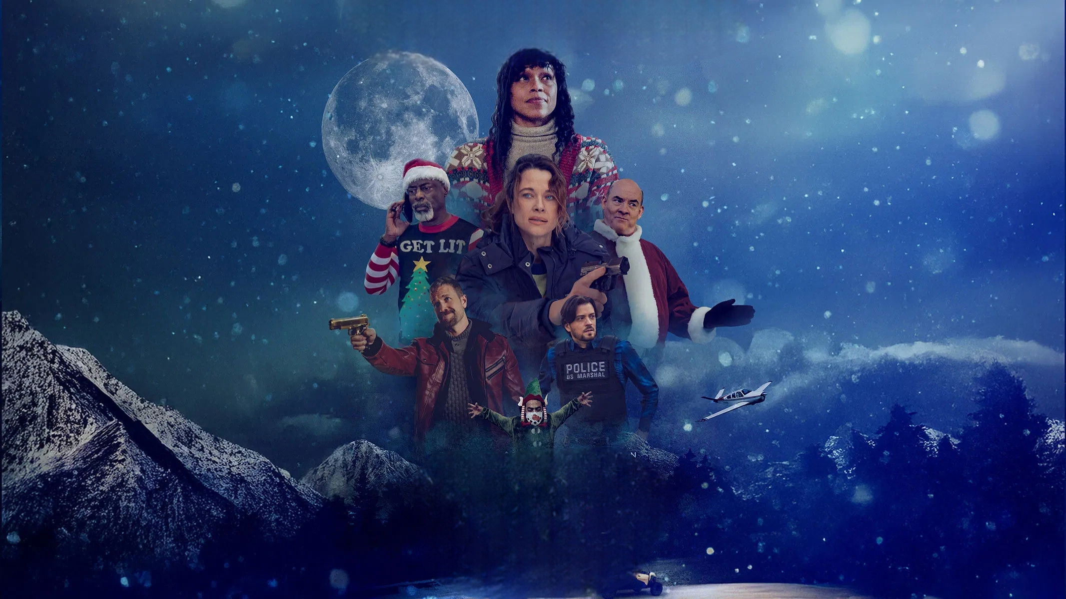 Backdrop for Dashing Through the Snow