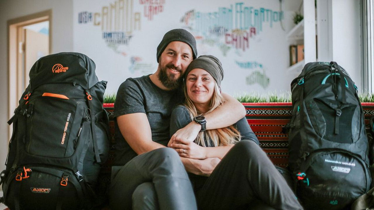 Backdrop for Love Around the World