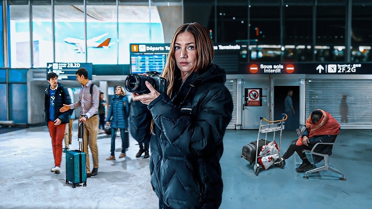 Backdrop for La face cachée de l'aéroport CDG la nuit