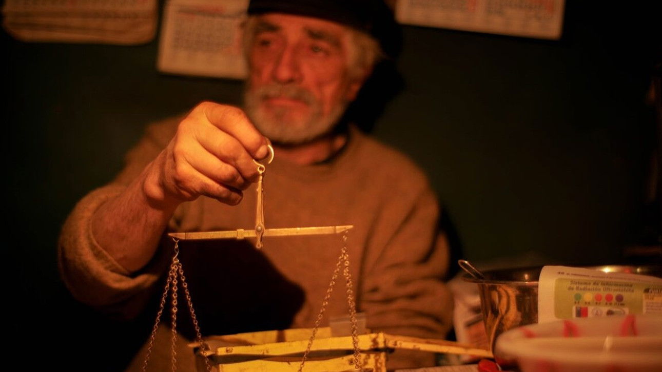 Backdrop for The Fabulous Gold Harvesting Machine