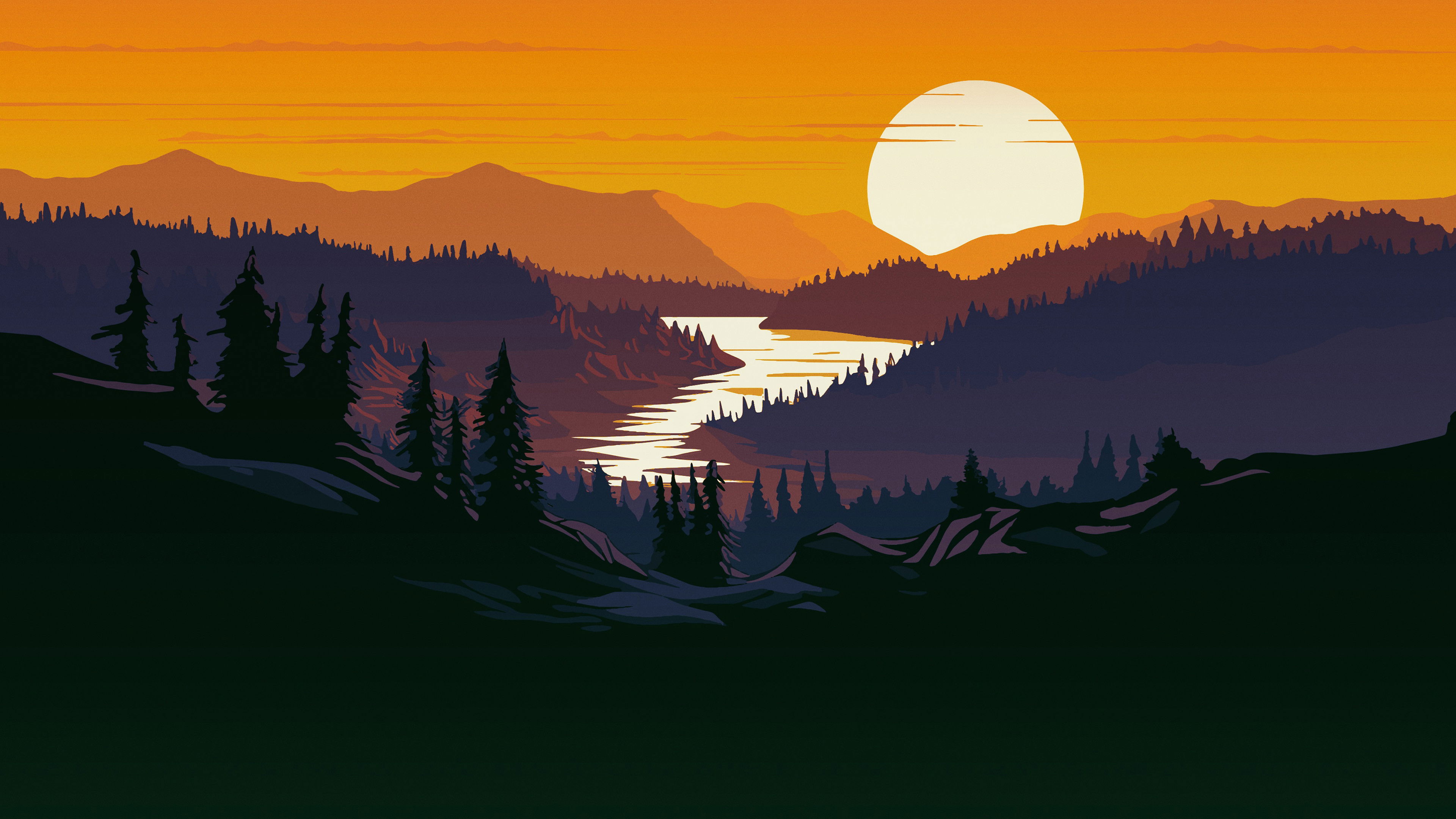 Backdrop for National Parks: USA